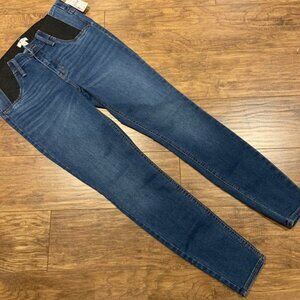 Thyme maternity skinny medium wash jeans